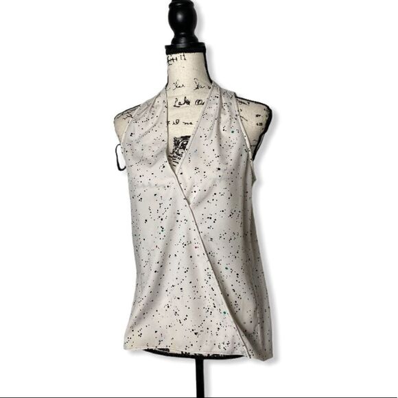 Tibi SZ S splatter dot halter top - Picture 3 of 5